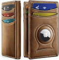 BULLIANT Magnetic Slim Leather Airtag Wallet Money Clip For Men 12Cards | RFID Blocking | Easy Access | Gift Boxed | Pocket Fit by BULLIANT