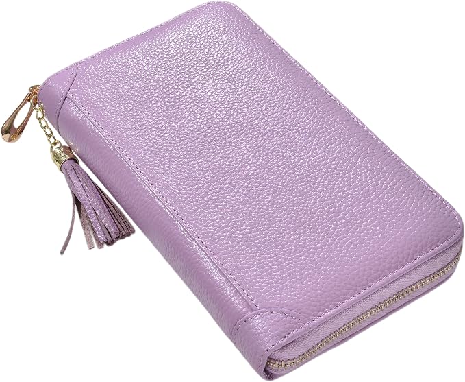 Easyoulife Credit Card Holder Wallet Womens Zipper Leather Case Purse RFID Blocking - Image 7