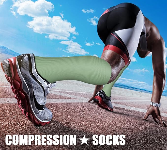 CHARMKING Compression Socks for Women & Men Circulation (3 Pairs) 15-20 mmHg is Best Support for Athletic Running Cycling - Image 3