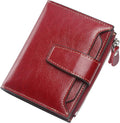 Small Compact Women Wallet RFID Blocking Genuine Leather Bifold Purse with ID Windows by Lavemi
