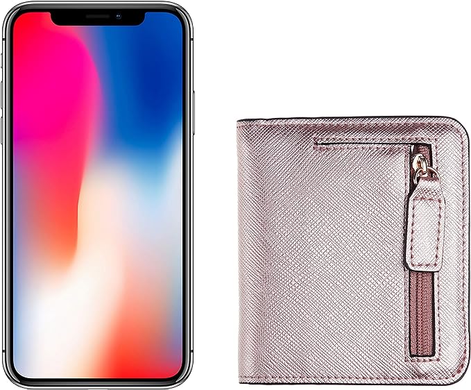 Toughergun Women’s Small Slim Leather Wallet with RFID Protection, Compact Bifold Mini Purse with Clear ID Window - Image 6