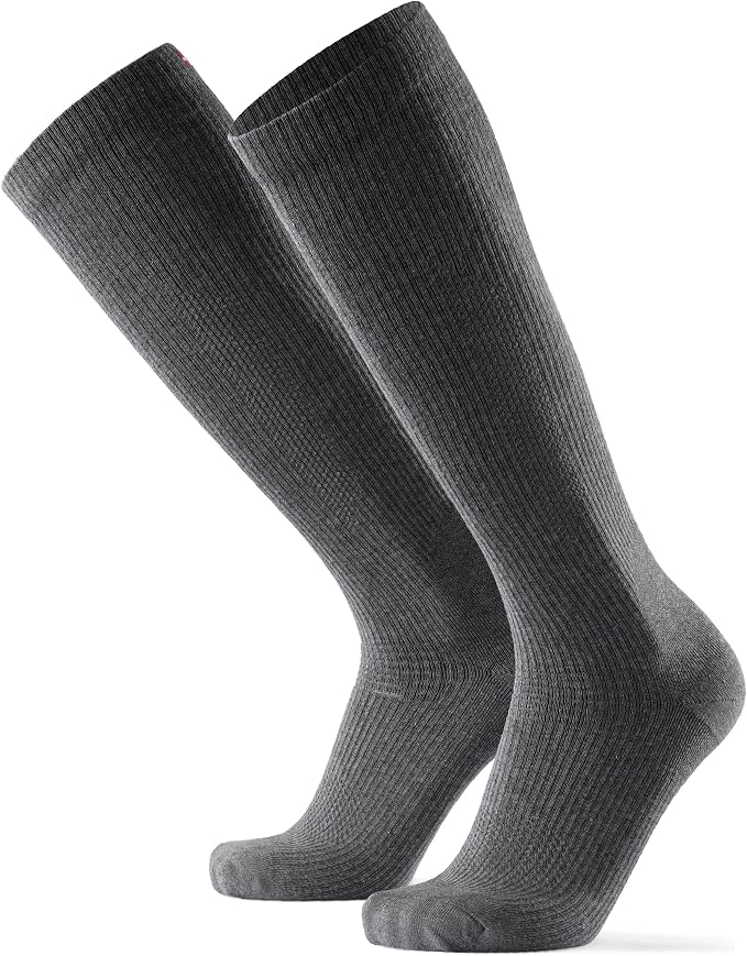 DANISH ENDURANCE Light Compression Socks, 14-18 mmHg, 1 & 3-Pack | Light Compression Socks, Organic Cotton Blend, 14-18 mmHg Graduated Support for Work, Travel & Everyday Comfort, Unisex by DANISHENDURANCE
