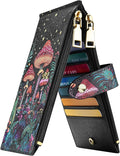 Travelambo RFID Wallet Women Large Size Bifold Multi Card Wallet Case with Zipper Pocke Credit Card Holder for Women by Travelambo