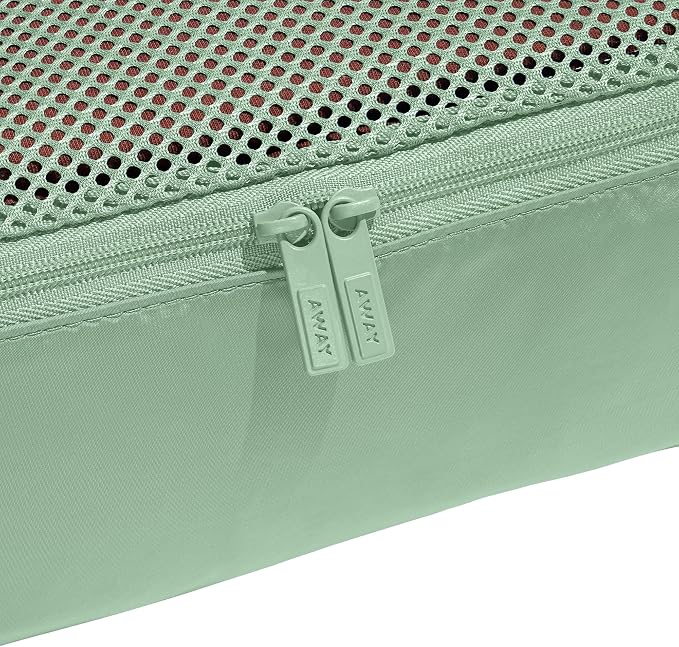 Away Insider Packing Cubes Set of 4, Lightweight Travel Luggage Organizers | 4-Piece Packing Cube Set for Suitcases, Carry-On Bags & Luggage, Lightweight Travel Organizers for Packing, Sea Green - Image 4
