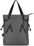 Sherpani Tempest, Anti Theft Convertible Backpack Tote, 14L Travel Backpack, Travel Gifts for Women, Handbags, RFID Protection, Metal Hardware, Fits 15” Laptop (No Sleeve) (Granite Signature) by SHERPANI