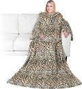 PAVILIA Wearable Blanket with Sleeves for Adult Women Men, Cozy Fleece Warm Wrap Throw with Arms, Gifts for Christmas, Wife by PAVILIA