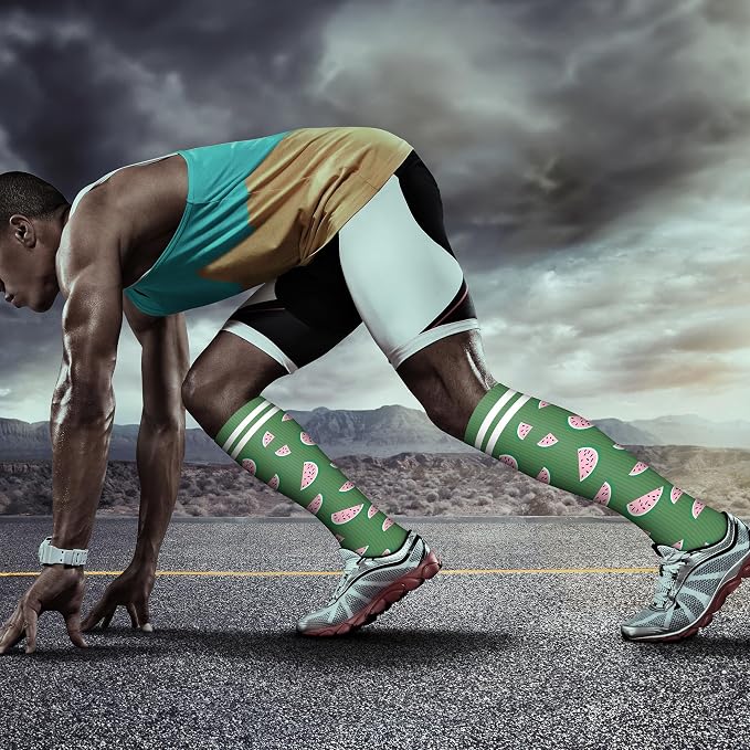 QUXIANG Copper Compression Socks for Women & Men Circulation (8 Pairs) - Best for Running Athletic Cycling - 15-20 mmHg - Image 2