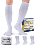 Pembrook® Light Compression Socks for Men & Women - 3 Pairs | 8-15 mmhg Compression Dress Socks for Men | Support Socks by Pembrook