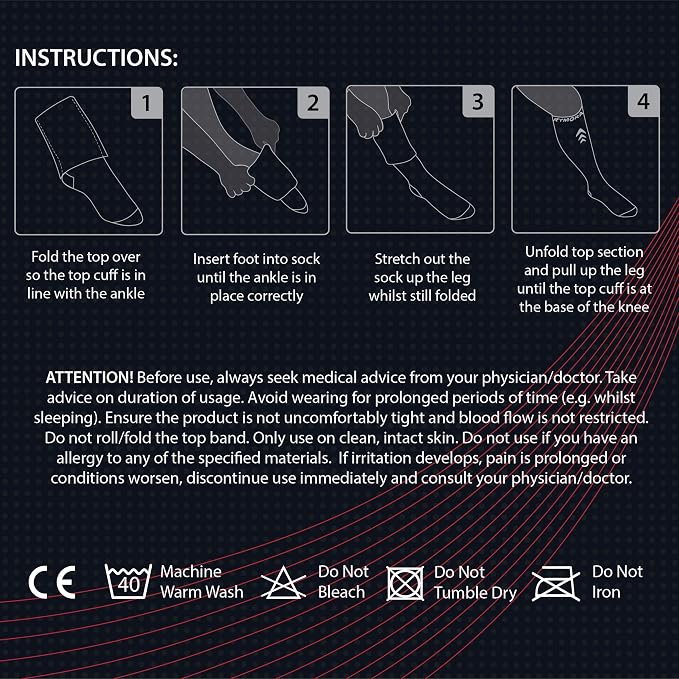 Compression Socks for Men and Women - Sports, Running, Flying, Work & More - Image 9