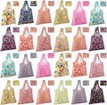 Eccliy 24 Pieces Reusable Grocery Bags Polyester Shopping Bags for Groceries Multi Colors Reusable Foldable Shopping Tote (Fruits Style) by Eccliy