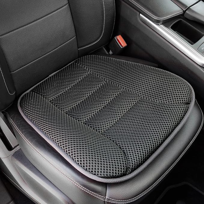 AEROiVi Car Seat Cushion Breathable Mesh Non-Slip Comfort Seat Truck Office | Car Seat pad for Driving 3D Air Mesh Car Seat Protector Works with Truck SUV and Office Chair Home Quick Drying Washable by AEROiVi
