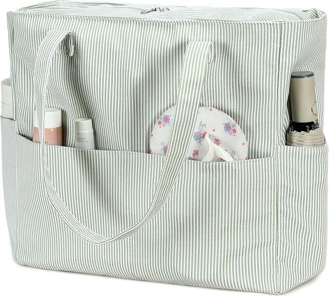 Bluboon Beach Bags for Women, Large Waterproof Tote Bag With Wet Compartment for Pool Weekender Travel Gym by BLUBOON