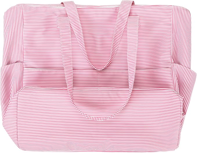 LEDAOU Beach Bag Waterproof Sandproof Women Beach Tote Pool Bag with Zipper for Swim Gym Grocery Travel with Wet Pocket | Sandproof - Image 8