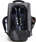 Athletico Golf Shoe Bag - Zippered Shoe Carrier Bags With Ventilation & Outside Pocket for Socks, Tees, etc. (Gray) by Athletico