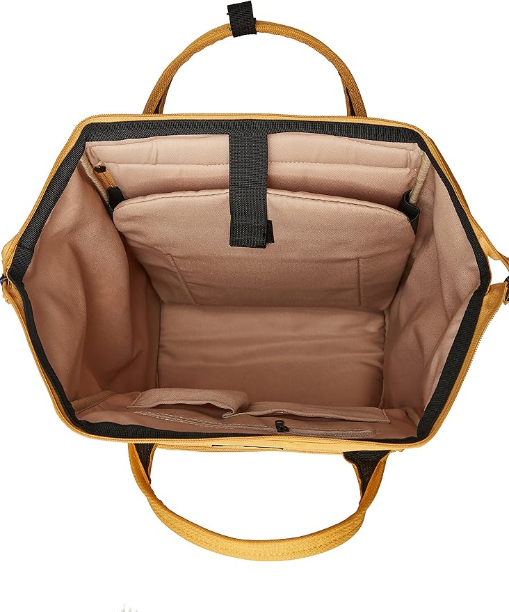 Kah&Kee Polyester Travel Backpack Functional Anti-theft School Laptop for Women Men (Yellow, Medium) - Image 5