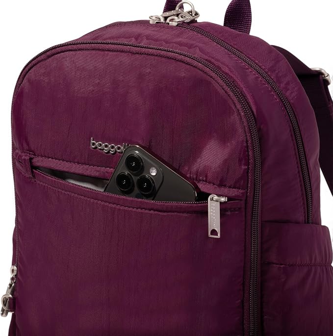 Securtex Anti-Theft Getaway Backpack - 9.4"x13"x5" Travel Safe Bag w/Locking Zippers, Slash-Resistant, RFID - Image 9