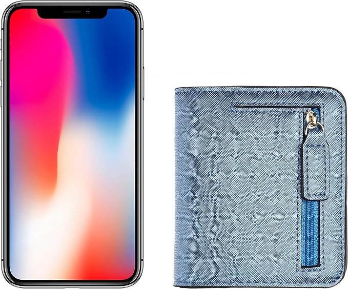 Toughergun Women’s Small Slim Leather Wallet with RFID Protection, Compact Bifold Mini Purse with Clear ID Window - Image 6