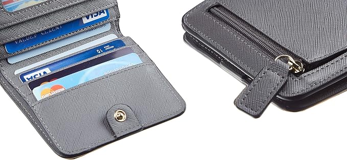 Toughergun Women’s Small Slim Leather Wallet with RFID Protection, Compact Bifold Mini Purse with Clear ID Window - Image 7