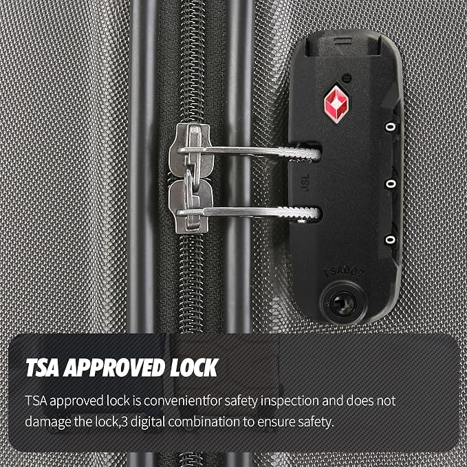 Zoofen 2 Pack Luggage Lock TSA007 Security Lock Luggage Suitcase Baggage Lock - Image 2