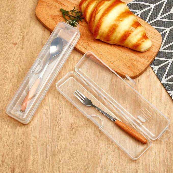 Patelai 2 Pack Toothbrush Case Container for Travel, Clear Portable Holder | Portable Toothbrush Travel Organizer, Fits Toothbrush and Toothpaste, Hard Plastic, Snap Closure, 2 Pack Clear Box - Image 6