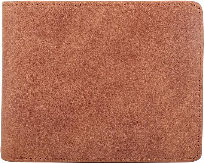 HIMI Wallet for Men-Genuine Leather RFID Blocking Bifold Stylish Wallet With 2 ID Window - Image 7