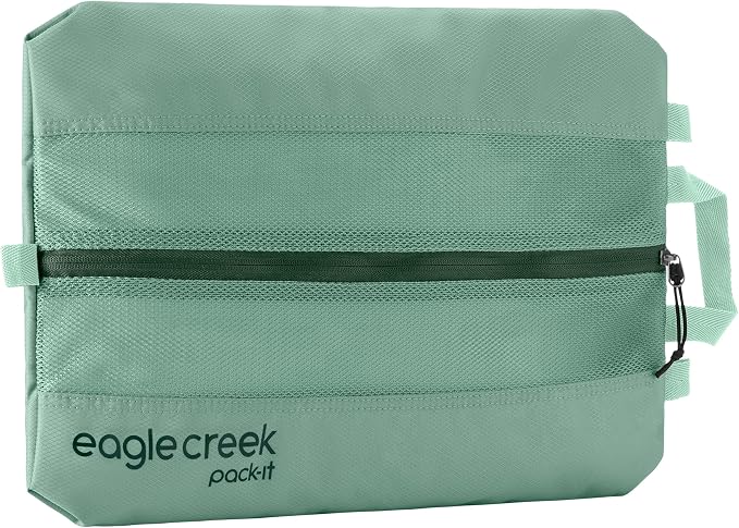 Eagle Creek Pack-It Reveal Shoe Sack - Breathable Shoe Storage Sack for Optimizing Luggage Space - Quick-Drying Material - Lightweight - Translucent Fabric - Washable - Ventilate by EagleCreek