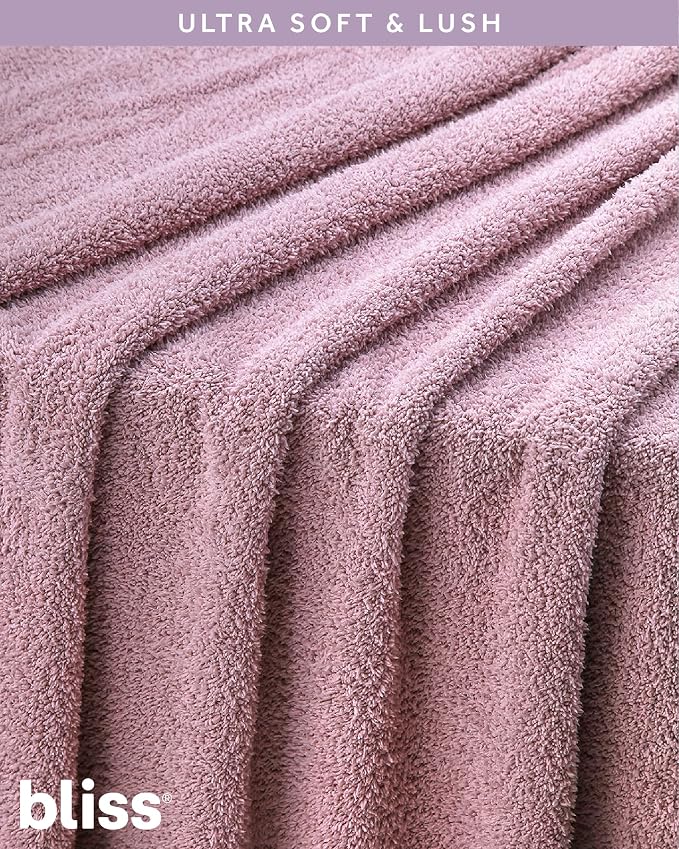 Bliss Womens Travel Blanket Set 4 Piece Microfiber, Sleep Mask & Case | Packable Kit Includes a Satin Hair Tie, Soft Throw Doubles As a Pillow in Its Carry Pouch, Great for Flights or Road Trips - Image 6