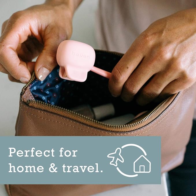 Haven Toothbrush Cover - Fits Electronic and Manual Toothbrushes - Toothbrush Case Holder for Travel - Set of Two Tooth Brush Cap Protectors (Moss & Clay) - Image 5