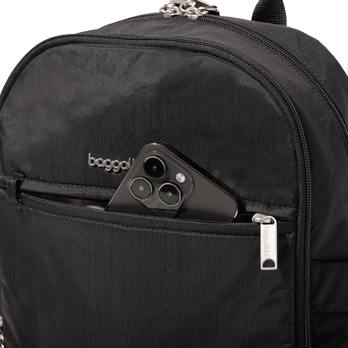 Securtex Anti-Theft Getaway Backpack - 9.4"x13"x5" Travel Safe Bag w/Locking Zippers, Slash-Resistant, RFID - Image 10