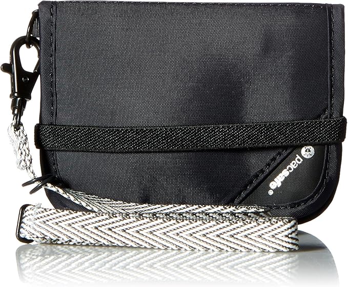 Pacsafe Rfidsafe V50 Anti-theft Blocking Compact Travel Wallet, Black by Pacsafe