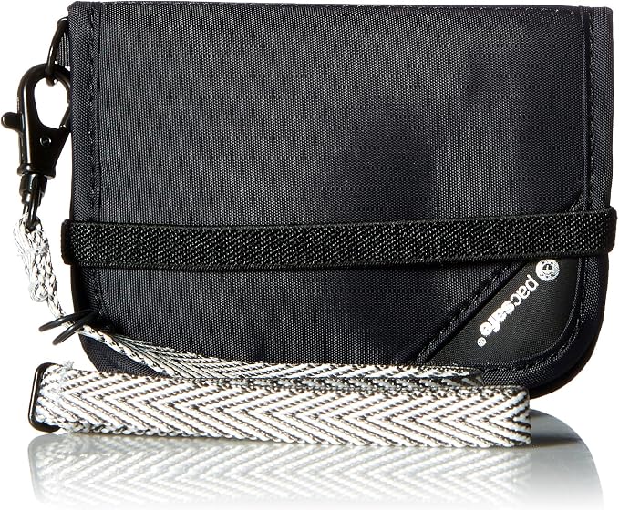 Pacsafe Rfidsafe V50 Anti-theft Blocking Compact Travel Wallet, Black - Image 7
