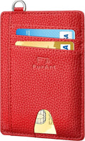 FurArt Slim Minimalist Wallet RFID Credit Card Holder for Men | slim minimalist compact rfid id window thin by FurArt