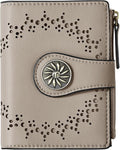 Tipmile Small Wallet for Women Bifold RFID Blocking Card Holder Leather Wallets with Zipper Coin Pocket by Tipmile