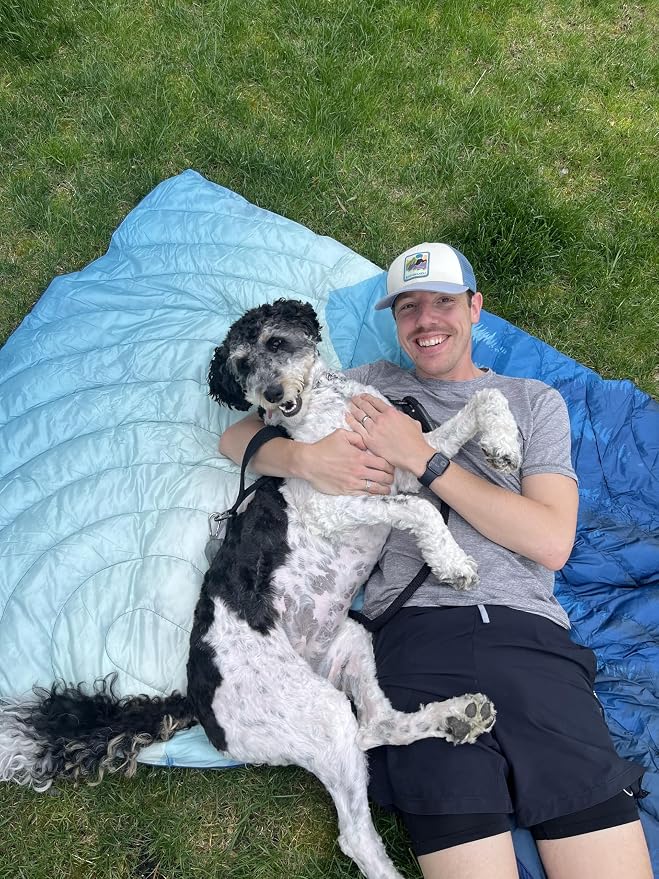 Puffy Camping Blanket,Large Camp Blanket Outdoor Camping Quilt Waterproof | Lightweight Printed Warm Packable Down Alternative Blanket for Camping,Traveling, Stadium, Hiking, Picnics - Image 5