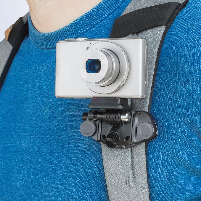 Peak Design POV Kit V2, Action Camera Mount, Low Profile and Quick Connecting, Mounts Action Cameras to Backpacks, Belts and Straps, Adjustable and Secure, Requires Capture Camera Clip - Image 9
