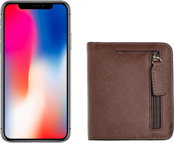 Toughergun Women’s Small Slim Leather Wallet with RFID Protection, Compact Bifold Mini Purse with Clear ID Window - Image 6