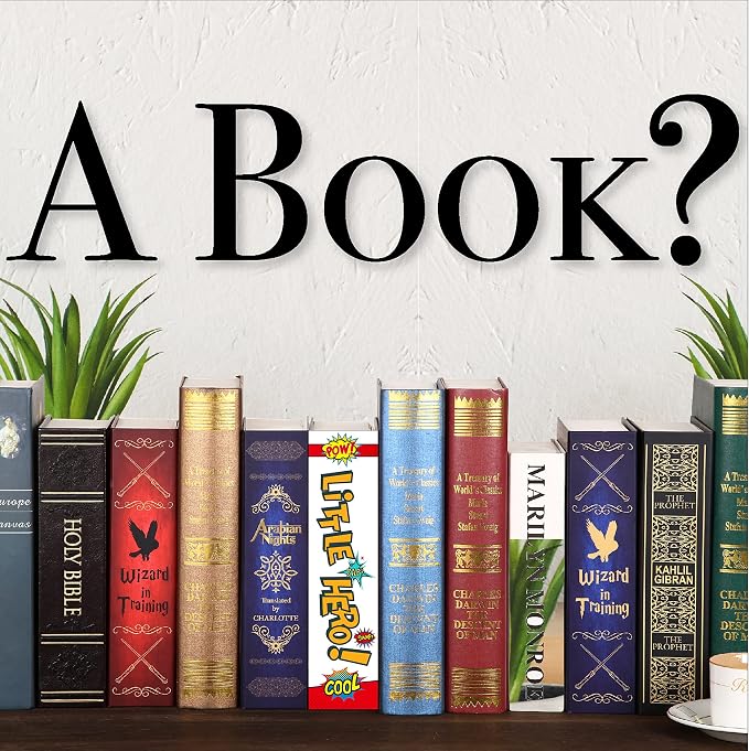 Book of Why Book Safe with Real Pages, Student Secret Compartment Items Storage Box with 3-Digit Combination Lock, Decorative Hidden Stash Box, Family Allowance Coin Bank, 9.3"x6.0"x2.3" - Image 3