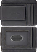 Toughergun Slim Wallet for Men RFID Blocking Money Clip, Minimalist Front Pocket Credit Card Holder, Magnetic Thin Mens Wallets with ID Window by Toughergun