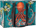Blue Q Reusable Shoulder Tote Bag – Carry Everywhere Bag with a Hefty Zipper, Durable, Fun Design, 95% Recycled Material by BlueQ