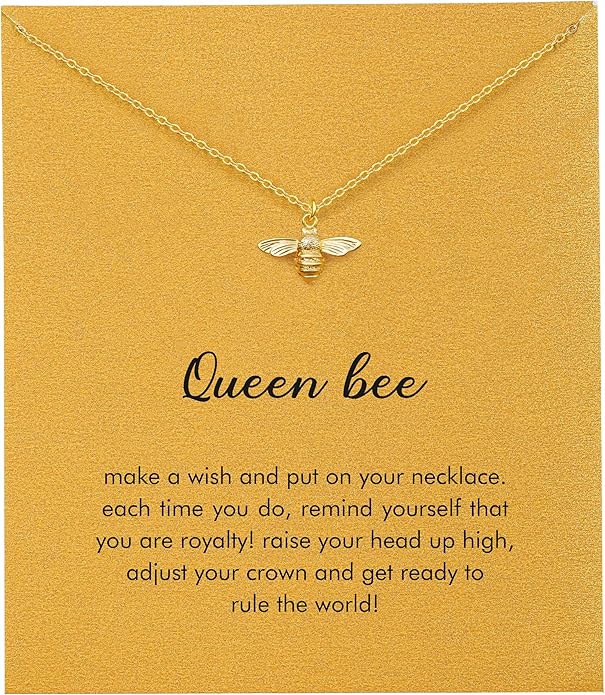 RZKING Golden Necklace for Women, Dainty Butterfly Heart Bow Rose Necklace, Gifts for Best Friend Sister Mom Girlfriend, Graduation Chritmas Birthday Anniversary Thank You Gifts by RZKING