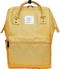 Kah&Kee Polyester Travel Backpack Functional Anti-theft School Laptop for Women Men (Yellow, Medium) by KahKee
