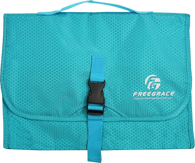 Freegrace Premium Hanging Toiletry Bag for Travel - Cosmetic, Jewelry, Toiletry, Makeup & Accessory Storage Organizer Bag, Large Size for Women & Men - Image 2