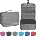 Toiletry Bag Travel Bag with Hanging Hook, Waterproof Shower Bathroom Hanging Toiletry Bag for Men Women,Small Multifunctional Makeup Cosmetic Bag,Portable Toiletries Bag Travel Organizer (Grey) | Small Multifunctional Makeup Cosmetic Bag,Waterproof Sh... by Unknown