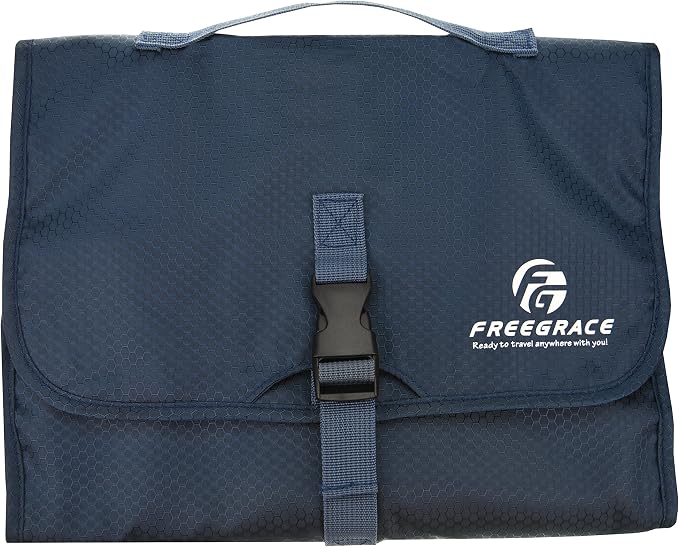 Freegrace Premium Hanging Toiletry Bag for Travel - Cosmetic, Jewelry, Toiletry, Makeup & Accessory Storage Organizer Bag, Large Size for Women & Men - Image 5