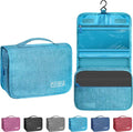 Toiletry Bag Travel Bag with Hanging Hook for Women Men,Sky Blue | Waterproof Small Capacity Hanging Multifunctional Makeup Bag for Toiletries, Portable Cosmetic Bag Travel Organizer by Unknown