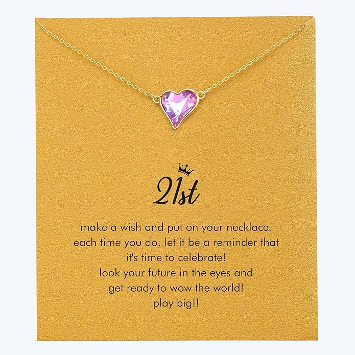RZKING Golden Necklace for Women, Dainty Butterfly Heart Bow Rose Necklace, Gifts for Best Friend Sister Mom Girlfriend, Graduation Chritmas Birthday Anniversary Thank You Gifts by RZKING