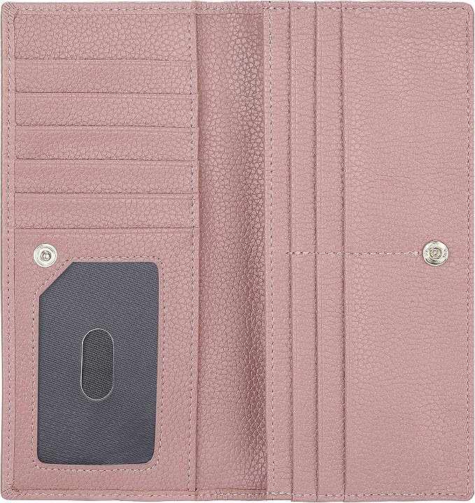 Ultra Slim Thin Leather Women Wallet RFID Blocking Credit Card Holder Bifold Long Ladies Billfold - Image 6