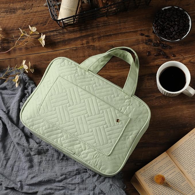 Ms. Pen- Travel Toiletry Bag Organizers, Sage Green | Makeup Travel Bag for Toiletries with Hanging Hook, Water-Resistant - Image 9