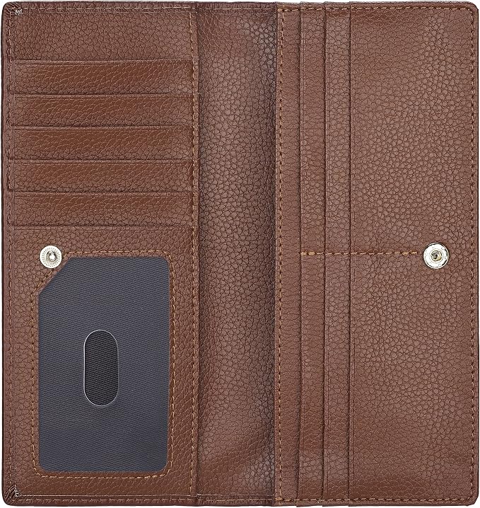 Ultra Slim Thin Leather Women Wallet RFID Blocking Credit Card Holder Bifold Long Ladies Billfold - Image 3